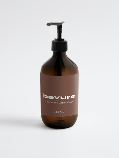 Hand & Body Wash, Patchouli & Amber Vanilla - BEVURE